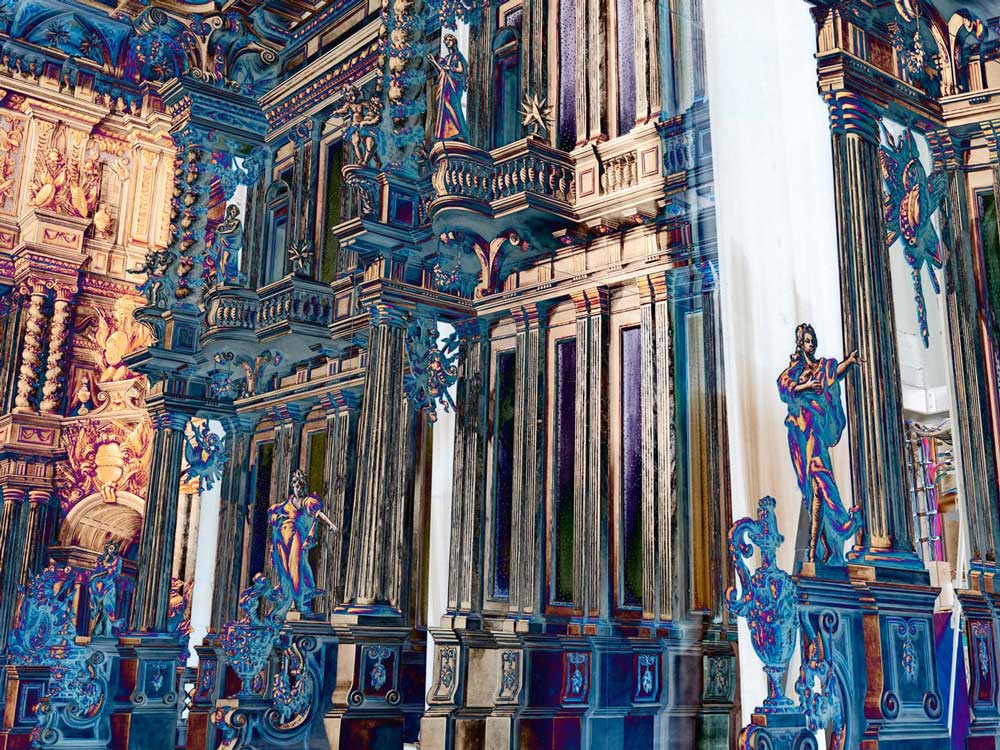 Dieter Rehm, Prospect - White Blending, 2021, Direktdruck auf Aludibond gebürstet, 60 x 80 cm, © Dieter Rehm